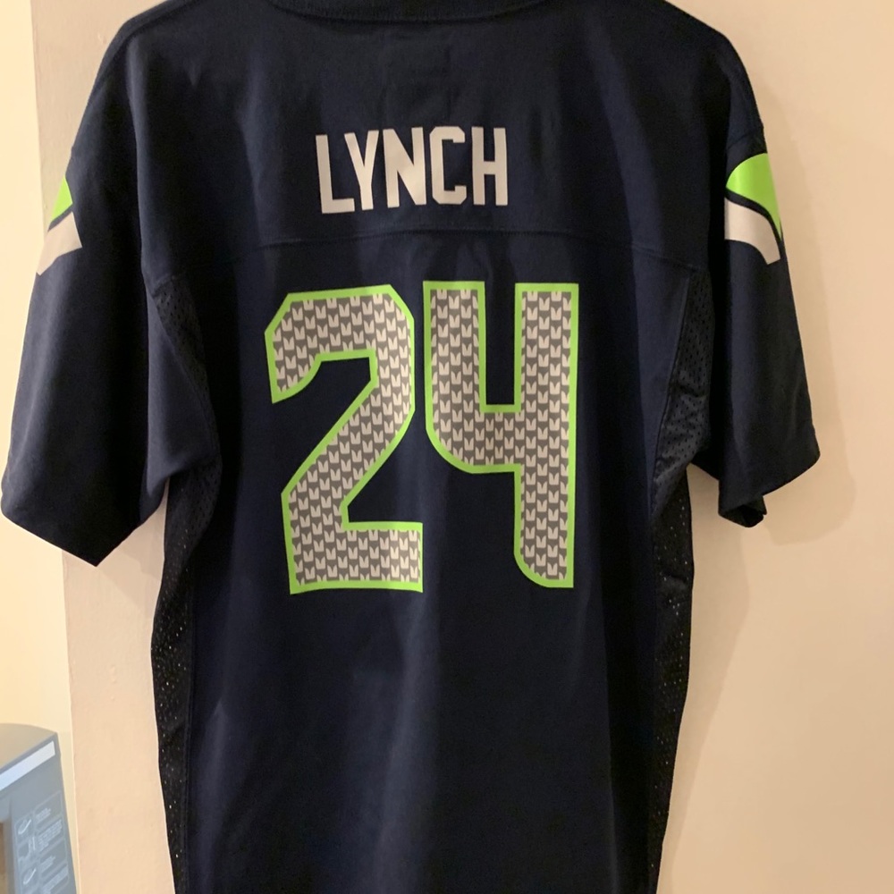NFL Jersey. Lynch. Seahawks. Excellent Condition